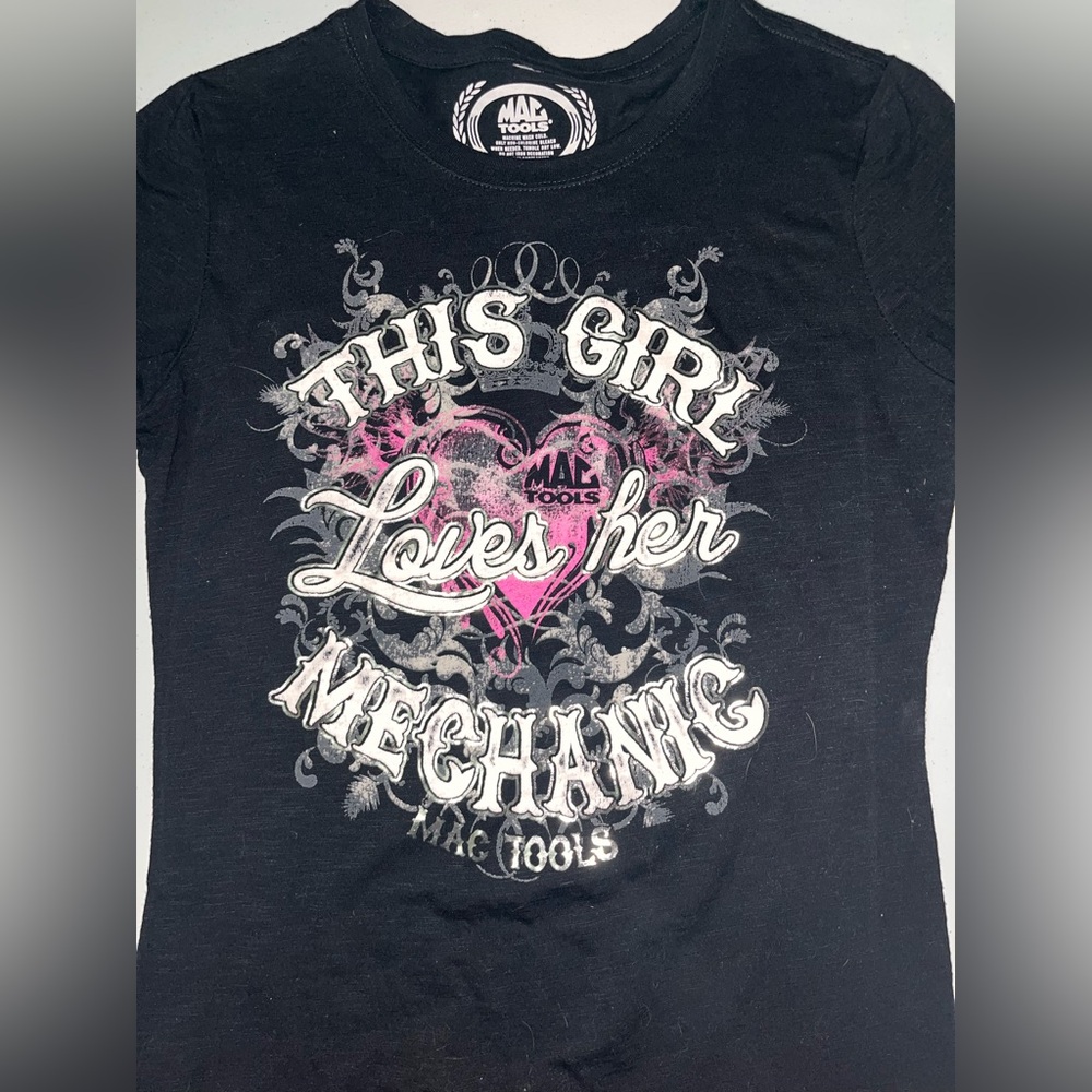 NIBag Mac Tools Mechanic Love Graphic Shirt